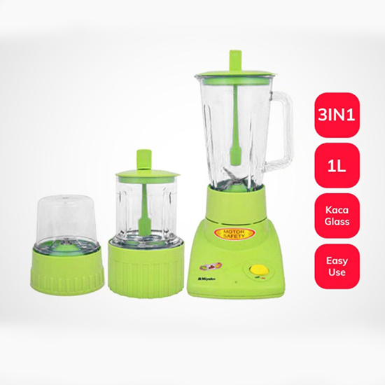 Miyako BL-302 PL 3 in 1 Blender Make Dry & Wet Spices