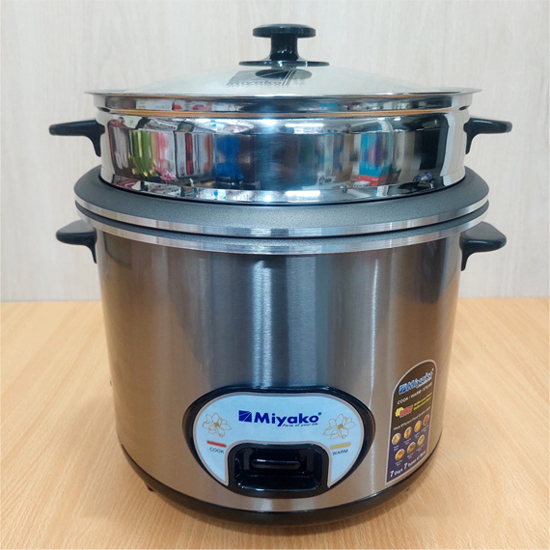 Miyako ASL-1280-KND-SS 2.8 LTR Rice Cooker