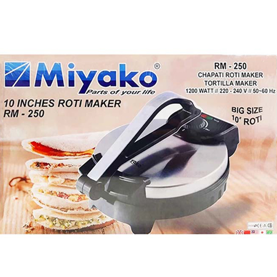 Miyako RM-250 Electric Roti Maker Big Size 10 Inch