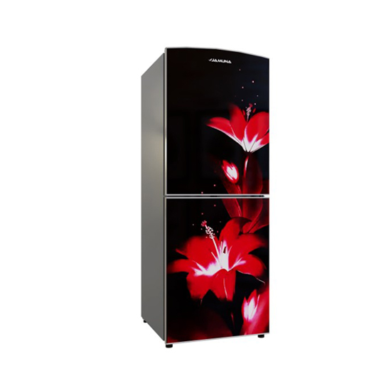 Jamuna JE-XXB-US52B8JF-QD Red Rosa Sinensis Refrigerator 228L