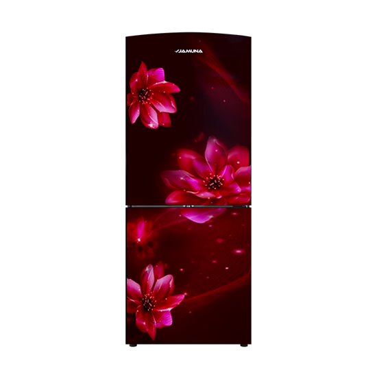 Jamuna JE-5SUS2D2-QD-Red Lotus Refrigerator 242L