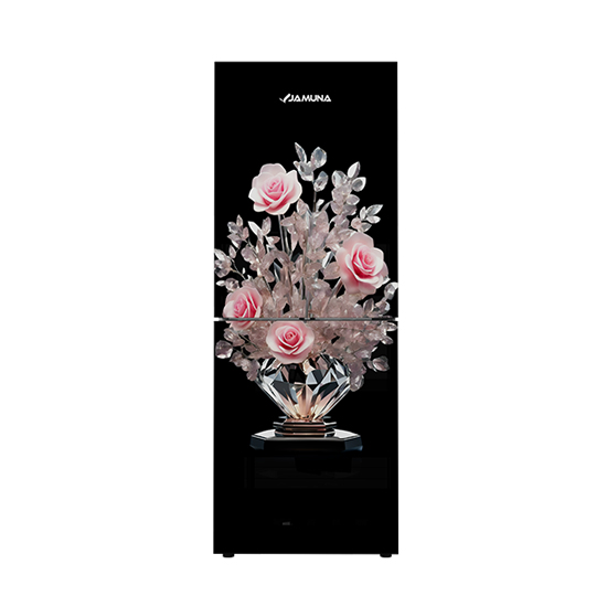 Jamuna JE5-TM2B8QD Diamond Roses Refrigerator 228L