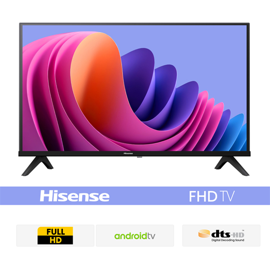 Hisense 43A4F4 43" Bezelless Smart Android FHD TV