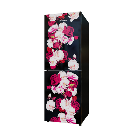 Jamuna JR-XXB-LS634800 QD Black Rose Blossom Refrigerator 348L