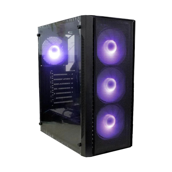 PC Power PG-200 SNOW BLACK ATX Gaming Casing