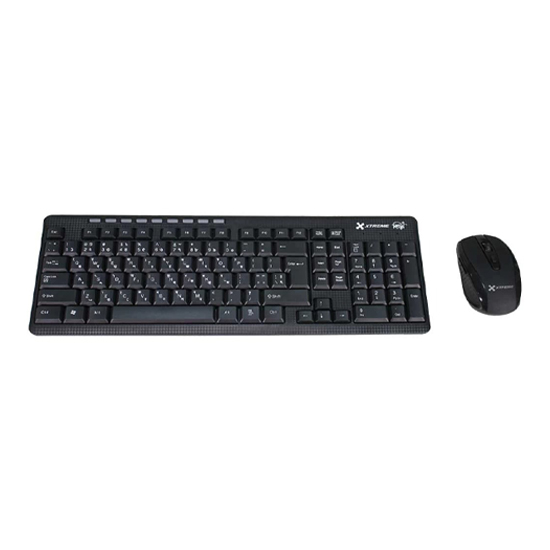 Xtreme KM6X-013 Wireless Keyboard & Mouse Combo With Bangla