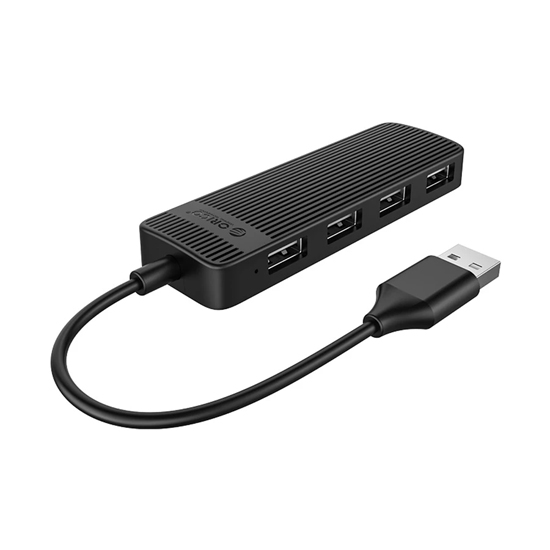 Orico FL02-U2-BK USB Male to Quad USB 2.0 Female Black USB HUB