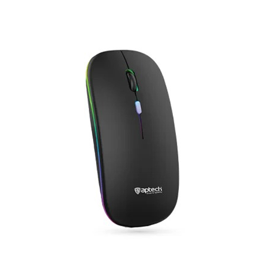 Aptech W61 Rechargeable RGB Wireless Bluetooth Mouse