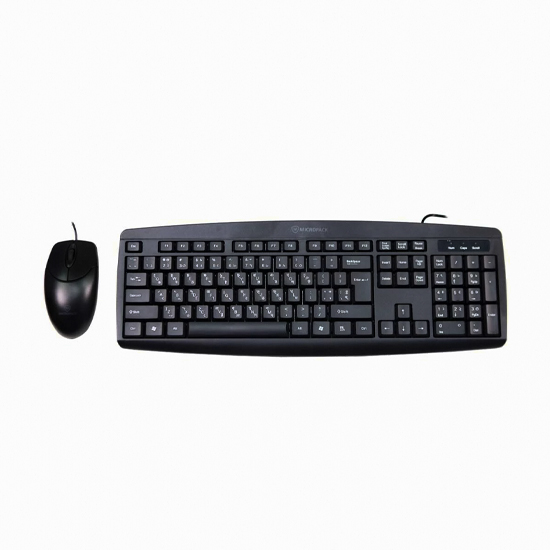 Micropack KM-2003 USB Wired Keyboard & Mouse Combo With Bangla