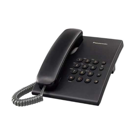 Panasonic KX-TS500MX Corded Black Phone Set Without Display