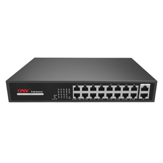 ONV H1016PLS 2 Gigabit Up Link 16 Port PoE Switch