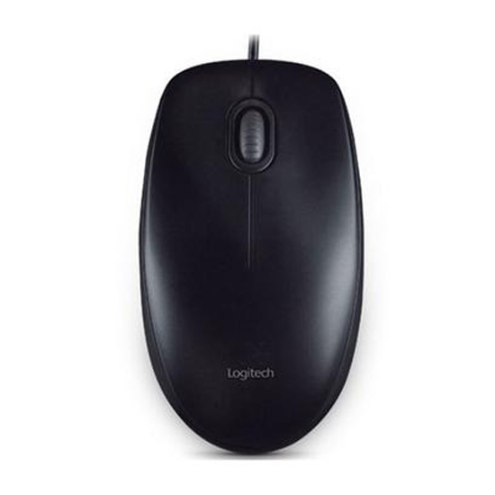 Logitech M90 Optical Sensor 1000 DPI Contoured Shape USB Wired Mouse