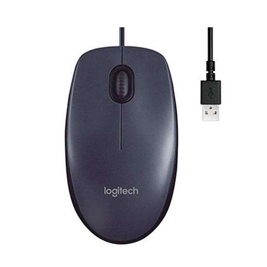 Logitech B100 Optical Tracking 800 DPI USB Wired Mouse