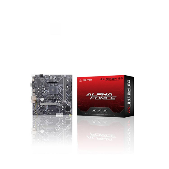 Arktek AK-B450M EG AM4 Micro-ATX Motherboard