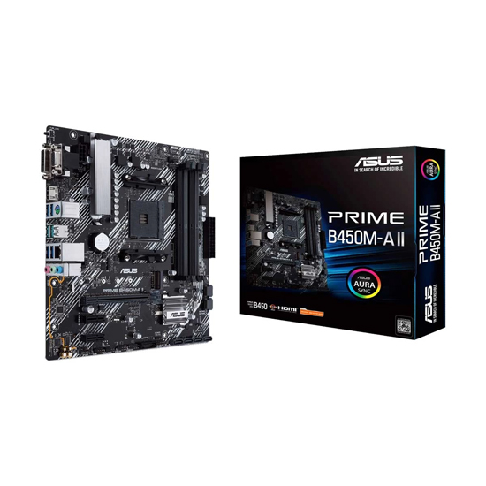 Asus Prime B450M-A II AM4 Micro-ATX AMD Motherboard