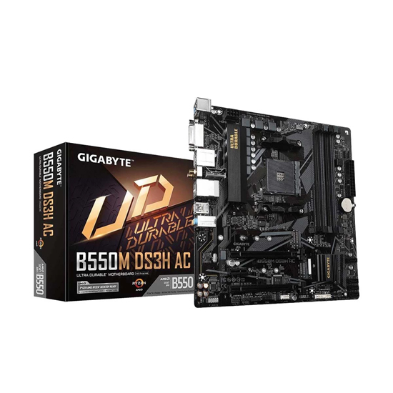 GIGABYTE B550M DS3H AC Micro ATX AMD Motherboard