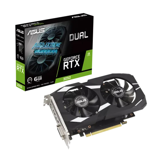 ASUS Dual GeForce RTX 3050 6GB GDDR6 Graphics Card