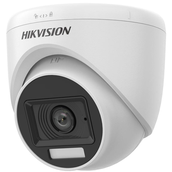 Hikvision DS-2CE76D0T-LPFS 2MP Smart Hybrid Light Audio Fixed Turret Camera