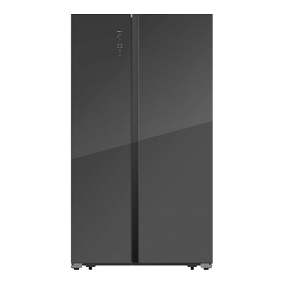 Hisense RS3G558NAB/BD3 580 L Side by Side Refrigerator- Black