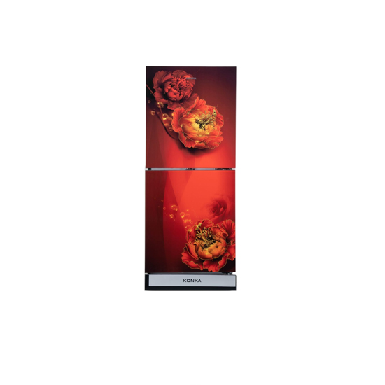 KONKA Refrigerator-KRT-165GB-Red Peony-2-Door, Upper Freezer (165 Ltr)