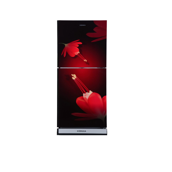 KONKA Refrigerator-KRT-200GB-Red Epiphyllum-2-Door, Upper Freezer (200 Ltr)