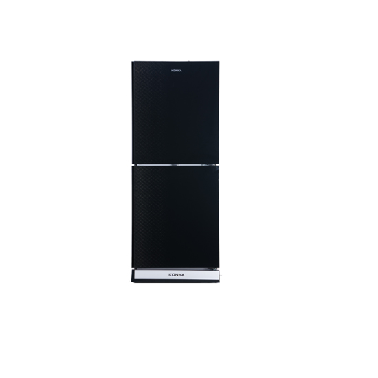 KONKA Refrigerator-KRB-200GB-Black Texture-2-Door, Bottom Freezer (200 Ltr)