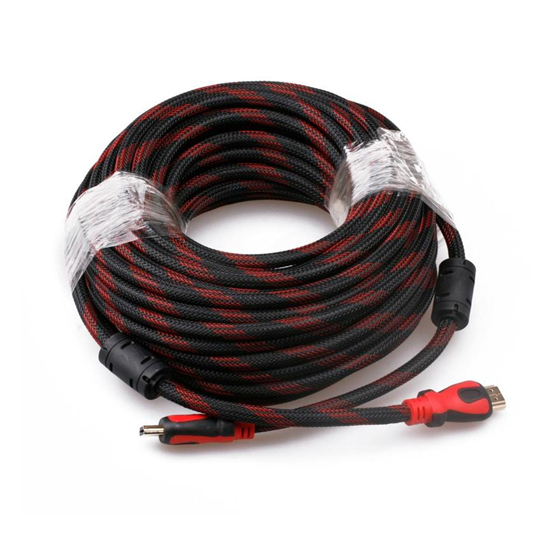 HDMI Cable Round Black+Red 30 M