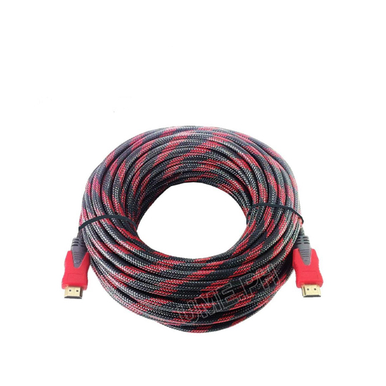 HDMI Cable Round Black+Red 5M