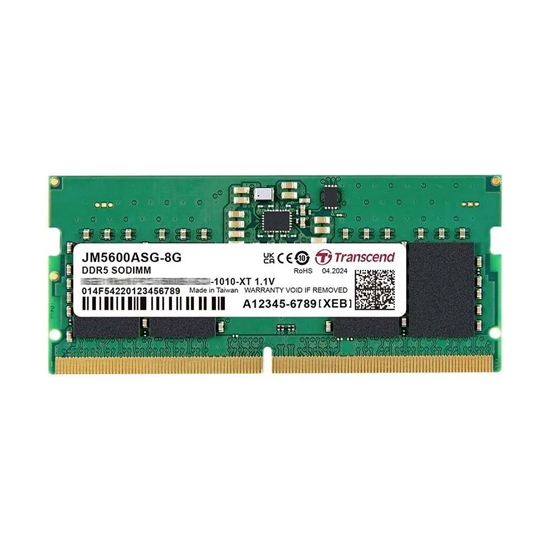 Transcend JetRAM JM5600ASG-8G 8GB DDR5 5600MHz SO-DIMM Laptop RAM