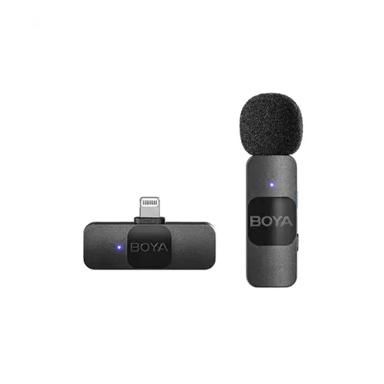 BOYA BY-V1 Ultracompact 2.4GHz Wireless Microphone System for IOS Device