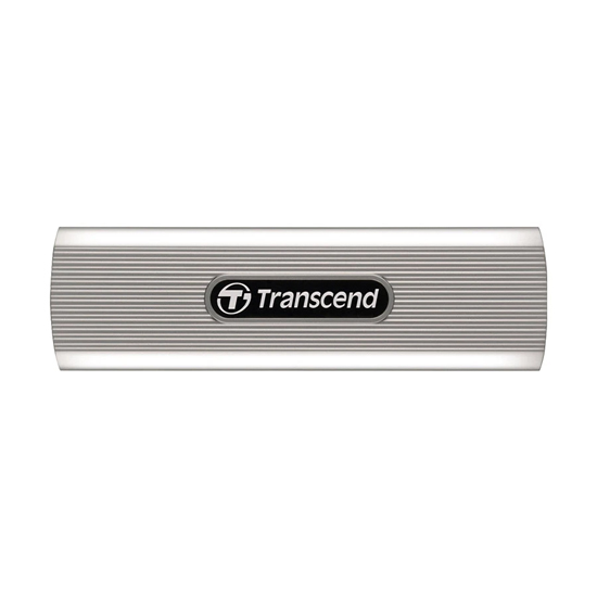 Transcend ESD320A 512GB USB 3.2 Gen 2 Type-A Soft Gray Portable External SSD