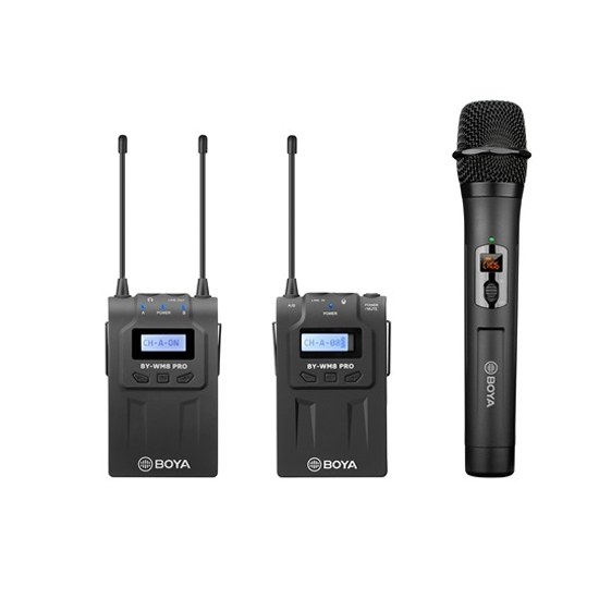 BOYA BY-WM8 Pro-K4 UHF Dual-Channel Wireless Microphone System