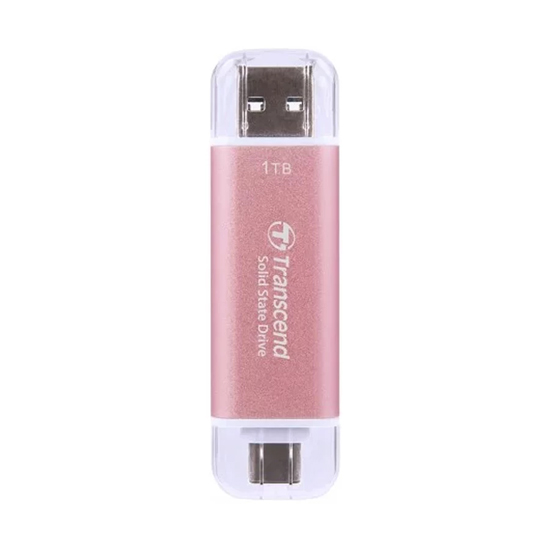 Transcend TS1TESD310P 1TB USB Type-A & Type-C OTG Pink Portable SSD