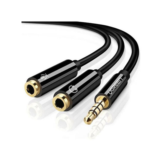 UGREEN AV141 (30620) 3.5mm Male To Dual 3.5mm Female Headset Splitter