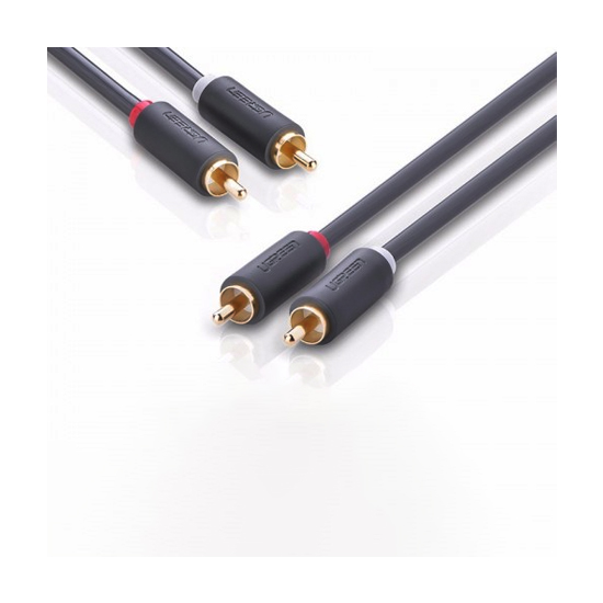 UGREEN AV104 (10518) 2RCA Male To 2RCA Male Stereo Audio Video Cable 2M