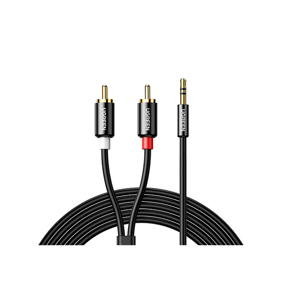 UGREEN AV116 (10749) 3.5mm Male To 2RCA Male Cable 1M