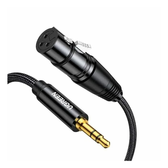 UGREEN AV182 (20244) 3.5mm Three-Pole Male To XLR Female Audio Cable 2M