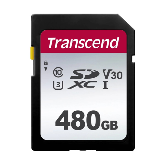 Transcend TS480GSDC300S 480GB UHS-I U3 SDXC Memory Card