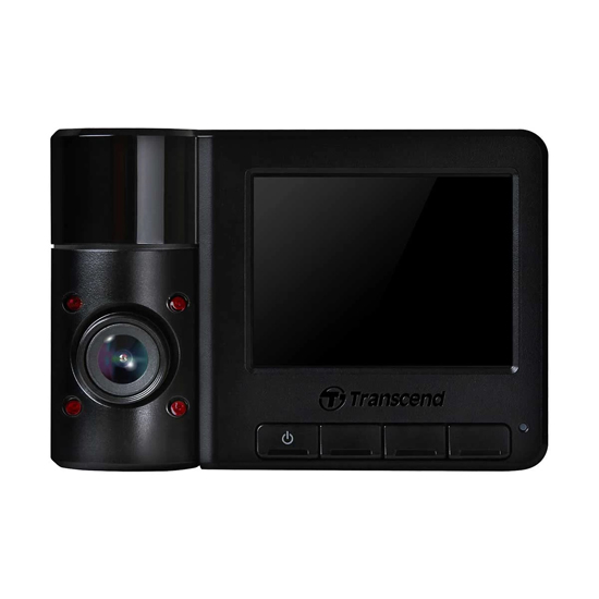 Transcend DrivePro TS-DP550B-64G Dual Lens Dash Camera with 64GB microSD Card