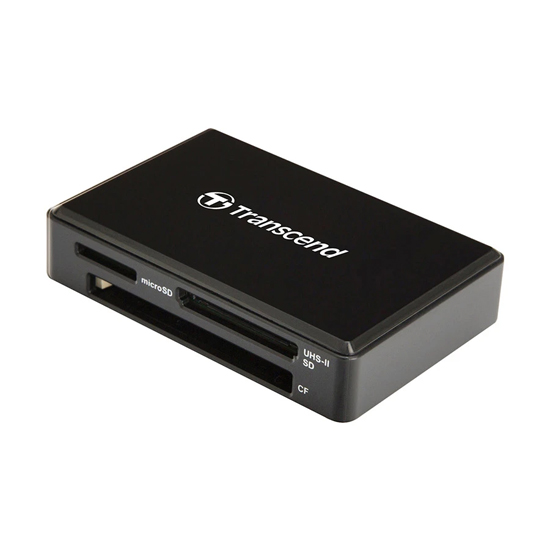 Transcend TS-RDF9K2 USB-3.1 Black Multi Memory Card Reader With UHS-II Support