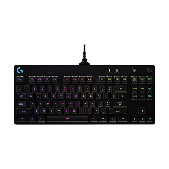 Logitech G PRO Tenkeyless (TKL) Lightsync RGB Mechanical Black Gaming Keyboard