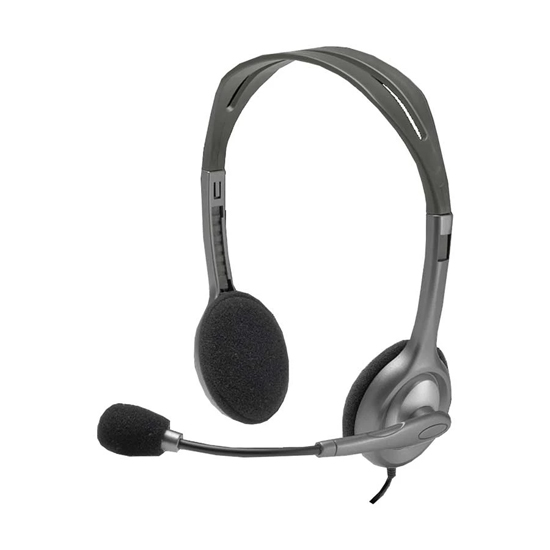 Logitech H110 Stereo Headset Black