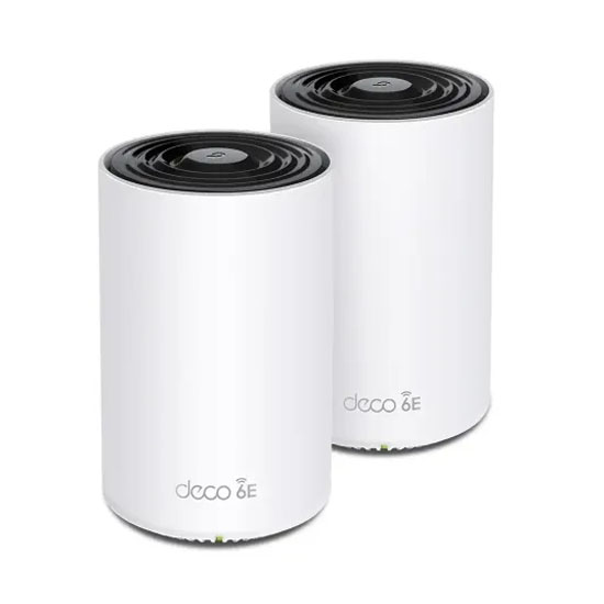 TP-Link Deco XE75 AXE5400 Tri-Band Wi-Fi 6E Whole Home Mesh Router (2 Pack)