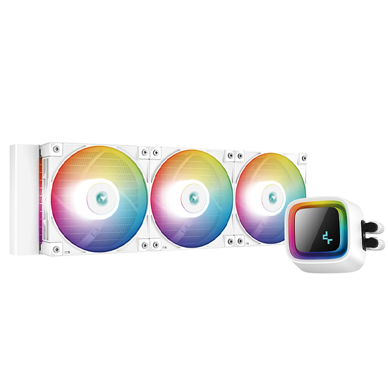 DeepCool LS720 WH ARGB 360mm AIO White Liquid CPU Cooler