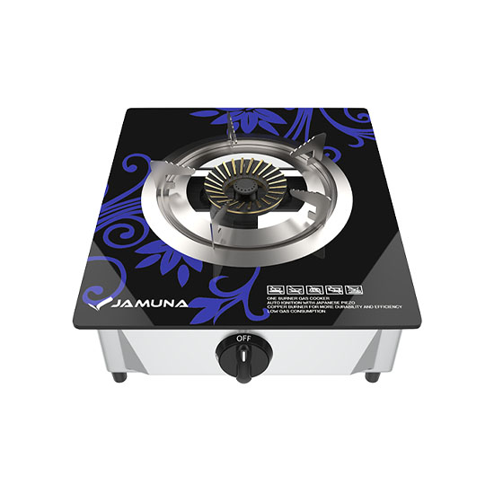 Jamuna JGS-S1 LPG Gas Stove Blue Flower