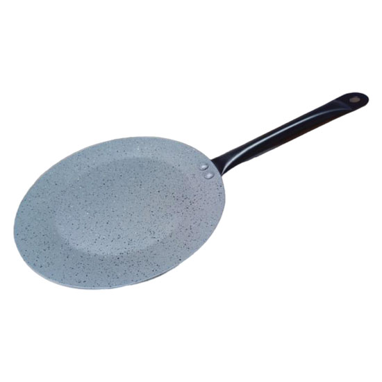 Non Stick 3 PLY Ruti Tawa Black SS Pipe Handle 26cm