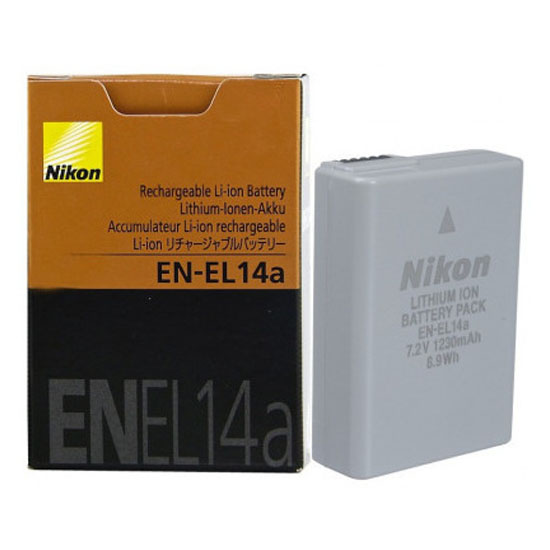 Nikon EN-EL14a Li-Ion 1230 mAh Rechargeable Camera Battery