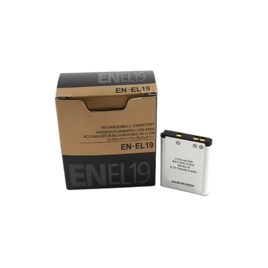 Nikon EN-EL19 Rechargeable Camera Battery For A300, W100, S7000, S6900, S6800, S6500, S6400, S5300