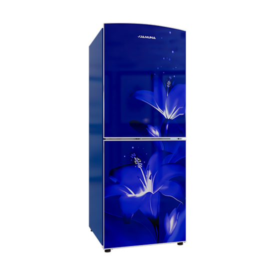 Jamuna JE-203L QD Blue Rosa Sinensis Refrigerator 203L