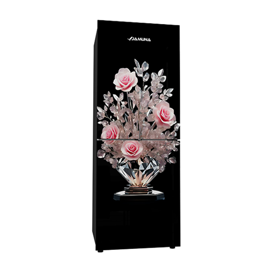 Jamuna JE5-BM2C5QD Diamond Roses Refrigerator 235L